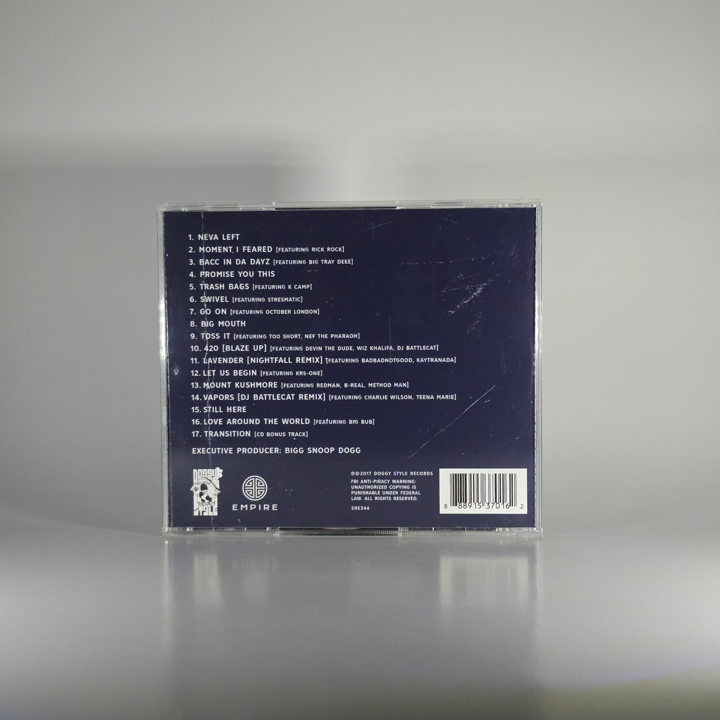 SNOOP DOGG - NEVA LEFT CD