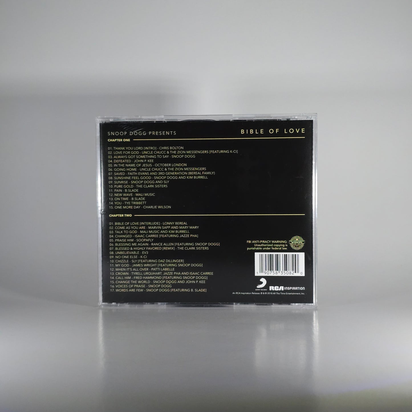 SNOOP DOGG - BIBLE OF LOVE 2 X CD