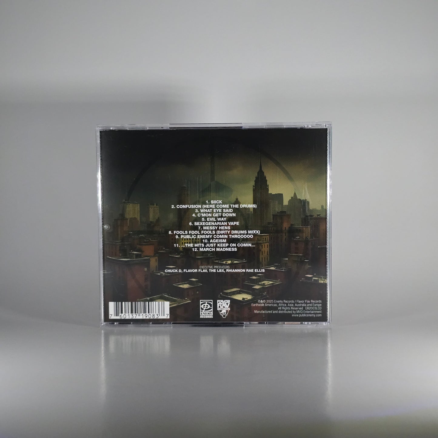 PUBLIC ENEMY - BLACK SKY OVER THE PROJECTS: APARTMENT 2025 CD
