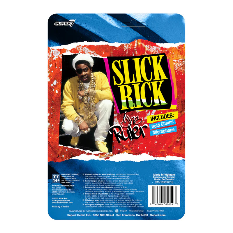 SLICK RICK THE RULER SUPER7 ACTION FIGURE -NEW!-