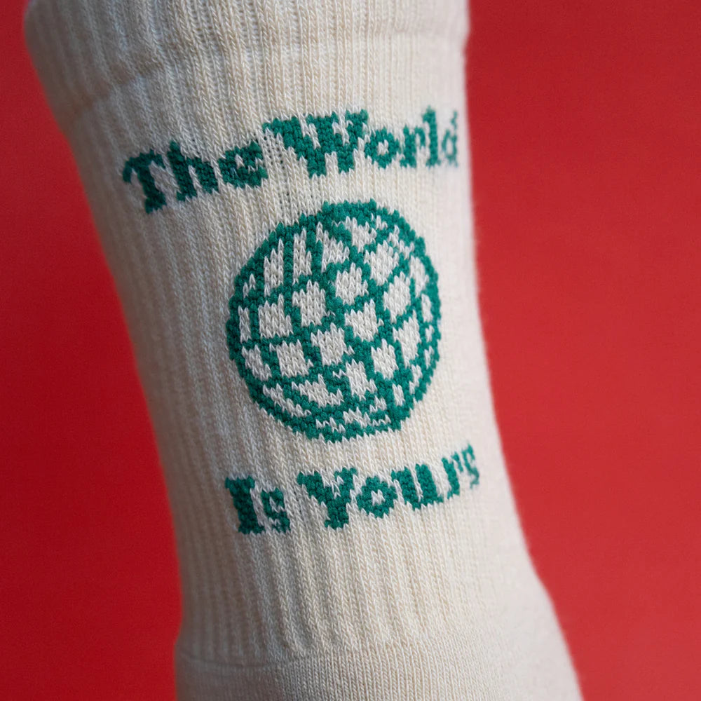 THE WORLD IS YOURS SOCKS VAN HET MERK 'SUPA DUPA GOODS' -NEW!-