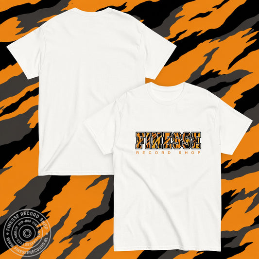 FRS ORANGE TIGER STYLE CAMO (WHITE) "GUERRILLA" T-SHIRT -NEW!-