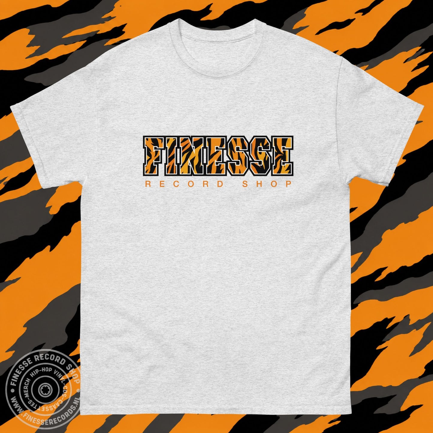FRS ORANGE TIGER STYLE CAMO (ASH) "GUERRILLA" T-SHIRT -NEW!-