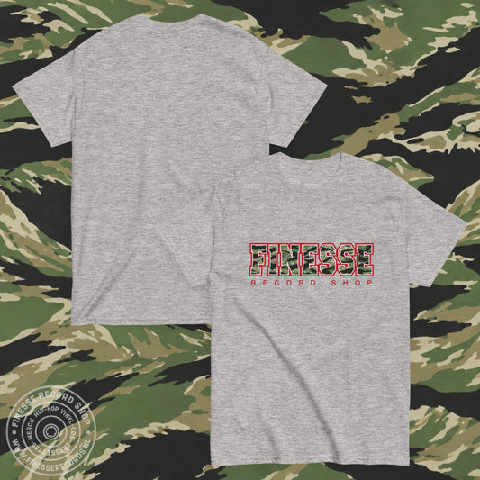 FRS TIGER STYLE CAMO RED LINE (SPORT GREY) "GUERRILLA" T-SHIRT -NEW!-