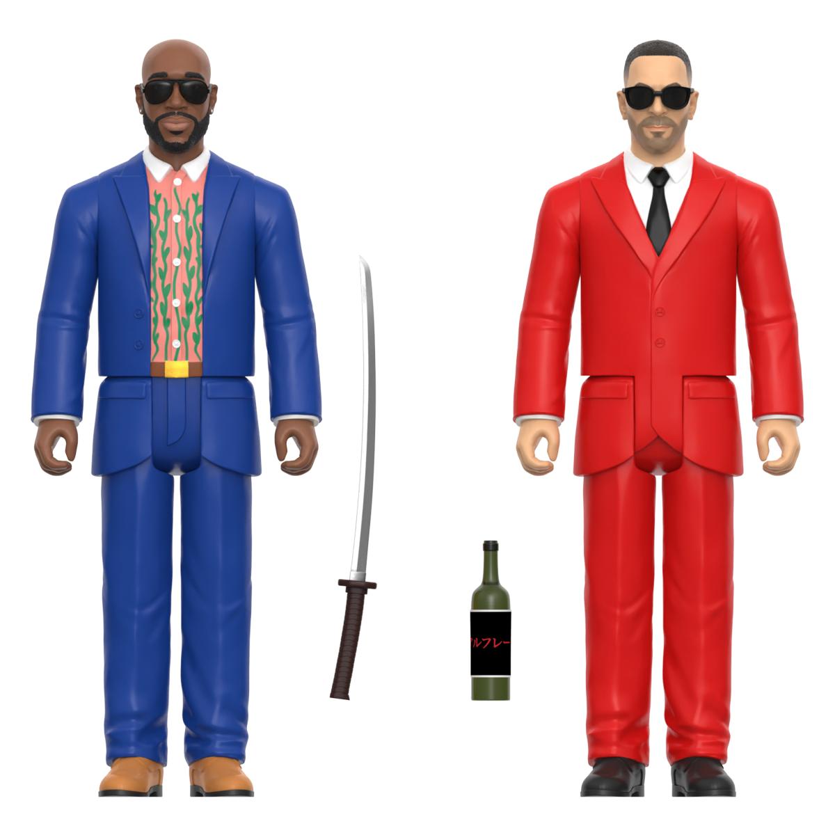 FREDDIE GIBBS & THE ALCHEMIST - ALFREDO 2 PACK SUPER7 ACTION FIGURES -NEW!-