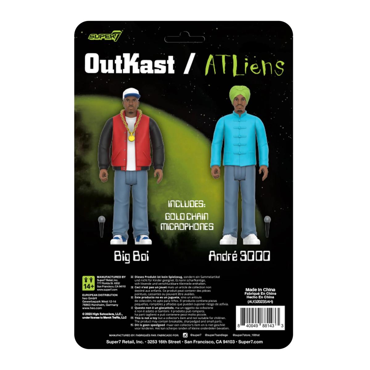 OUTKAST ATLIENS SUPER7 2 PACK ACTION FIGURES -NEW!-