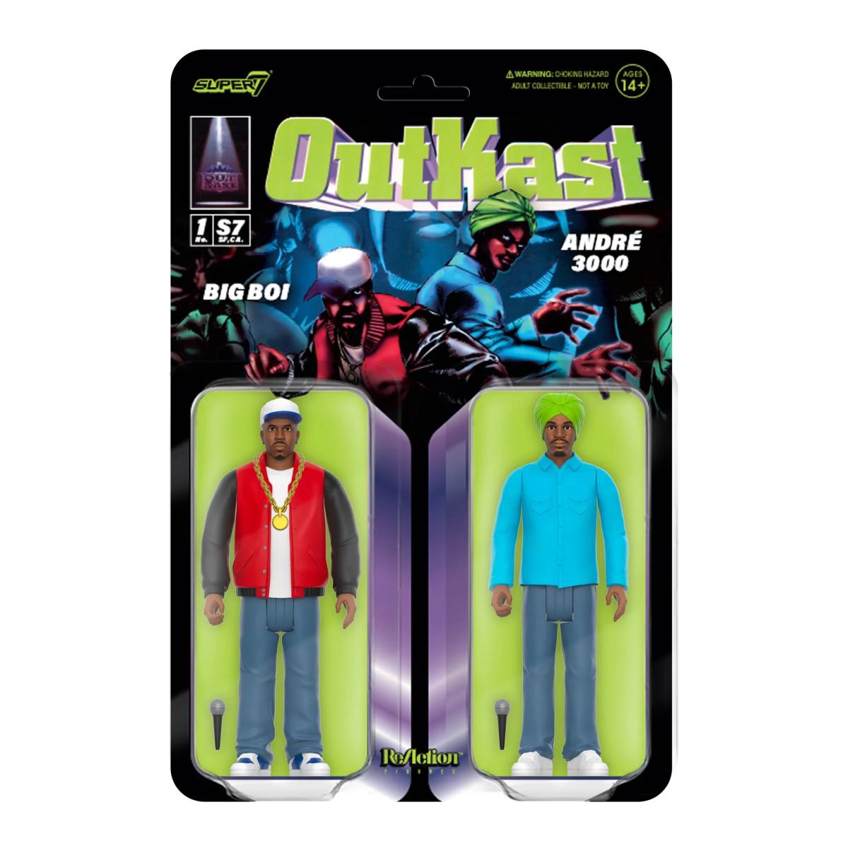 OUTKAST ATLIENS SUPER7 2 PACK ACTION FIGURES -NEW!-