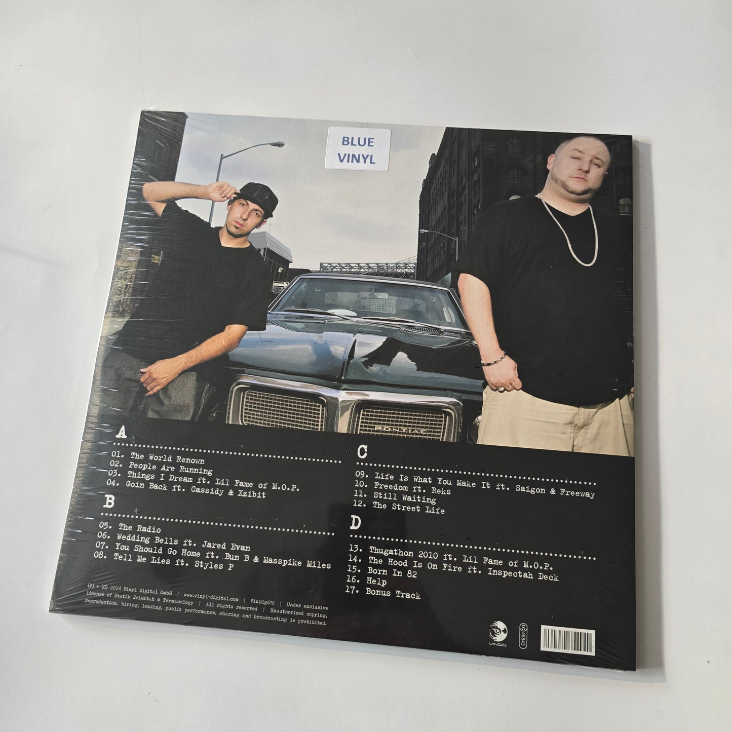 STATIK SELEKTAH & TERMANOLOGY - 1982 RSD24 (SEALED) BLUE COLORED VINYL -NEW!-