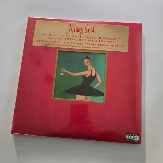 KANYE WEST - MY BEAUTIFUL DARK TWISTED FANTASY (SEALED) 3XLP VINYL -NEW!-