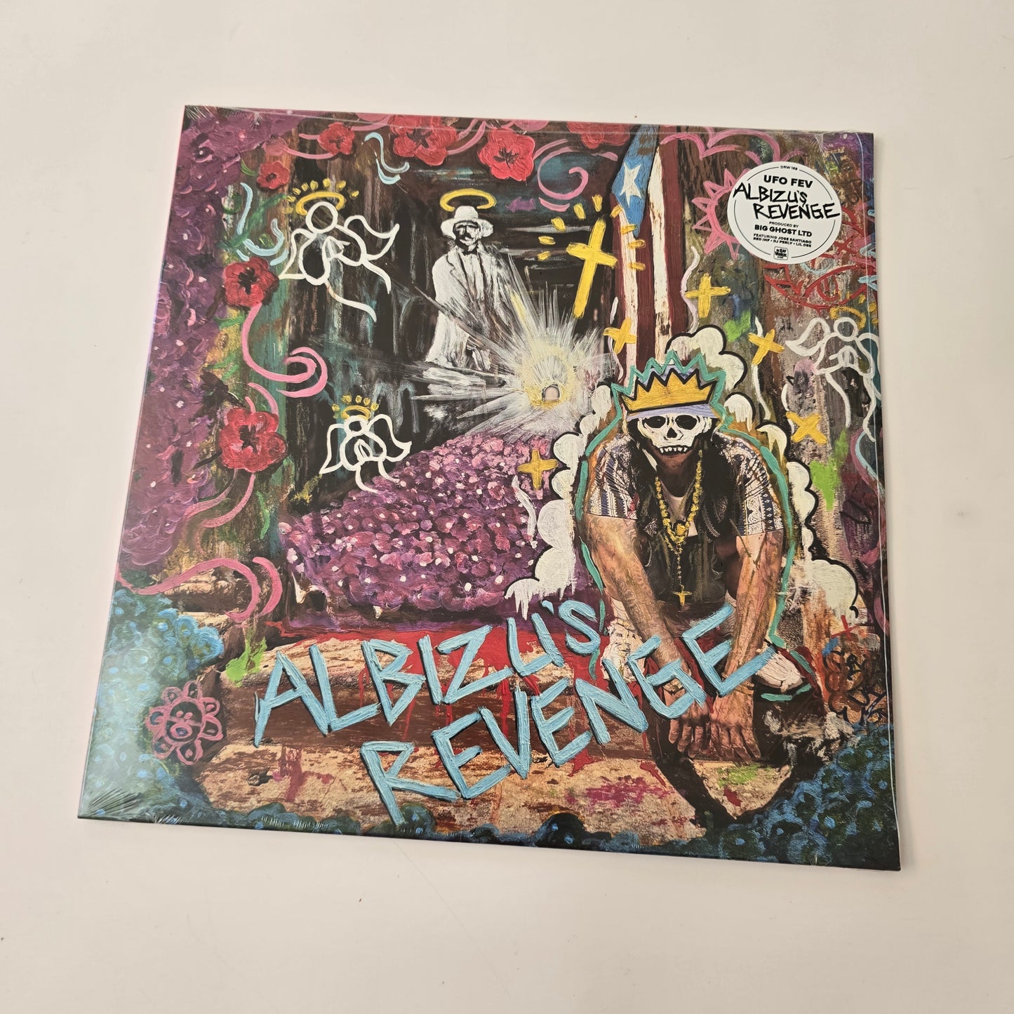 UFO FEV X BIG GHOST LTD - ALBIZU'S REVENGE (SEALED) LIMITED EDITION SPLATTER VINYL -NEW!-