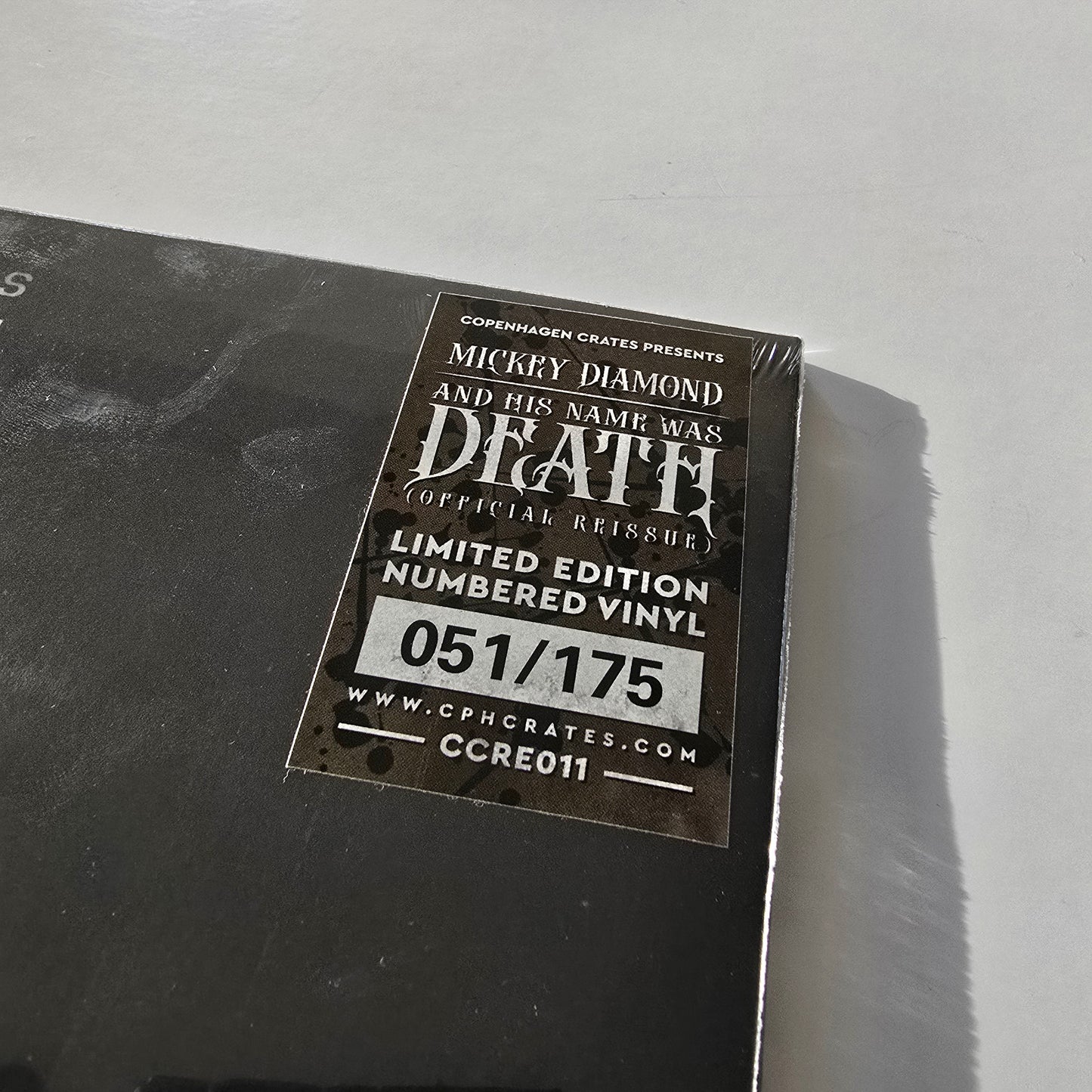 MICKEY DIAMOND - AND HIS NAME WAS DEATH (SEALED) LIMITED EDITION GOLD SPLATTER VINYL -NEW!-