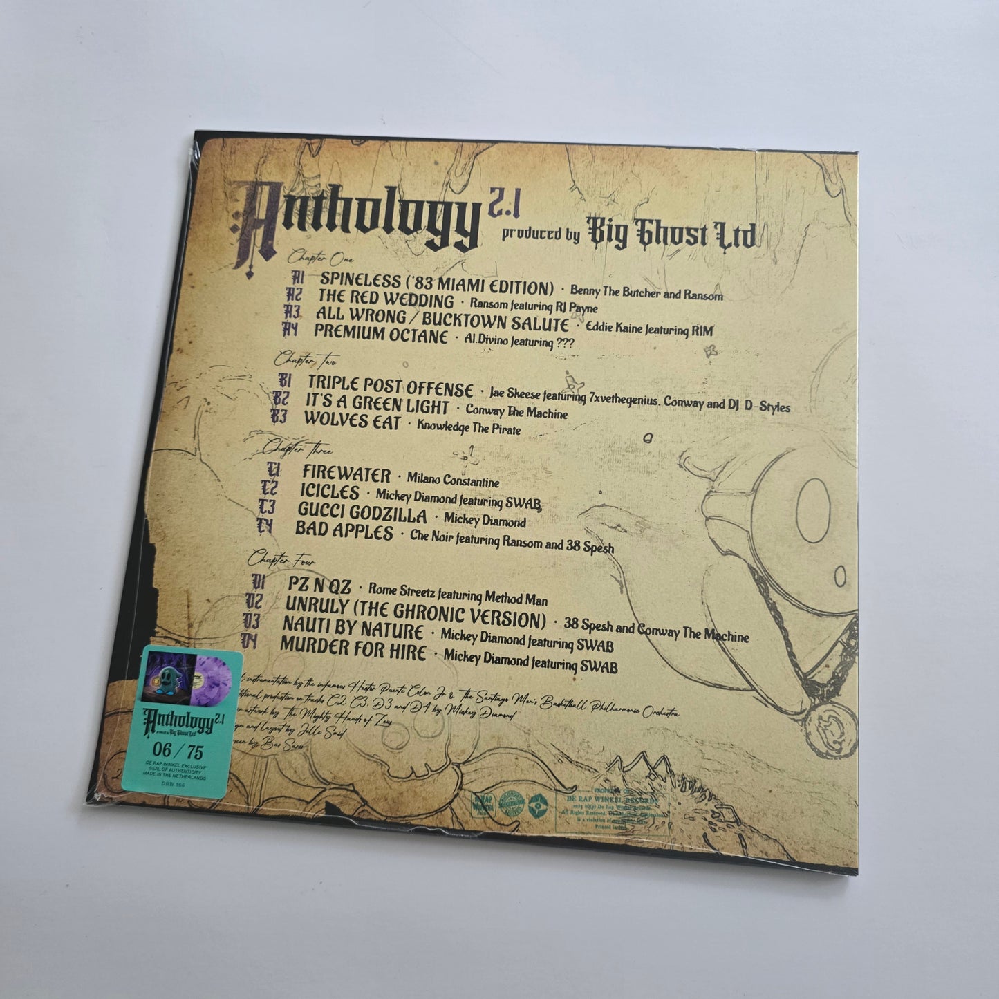 BIG GHOST LTD - GHOST ANTHOLOGY 2.1.: NO CLIP MODE (SEALED) LIMITED EDITION PURPLE MARBLED VINYL -NEW!-