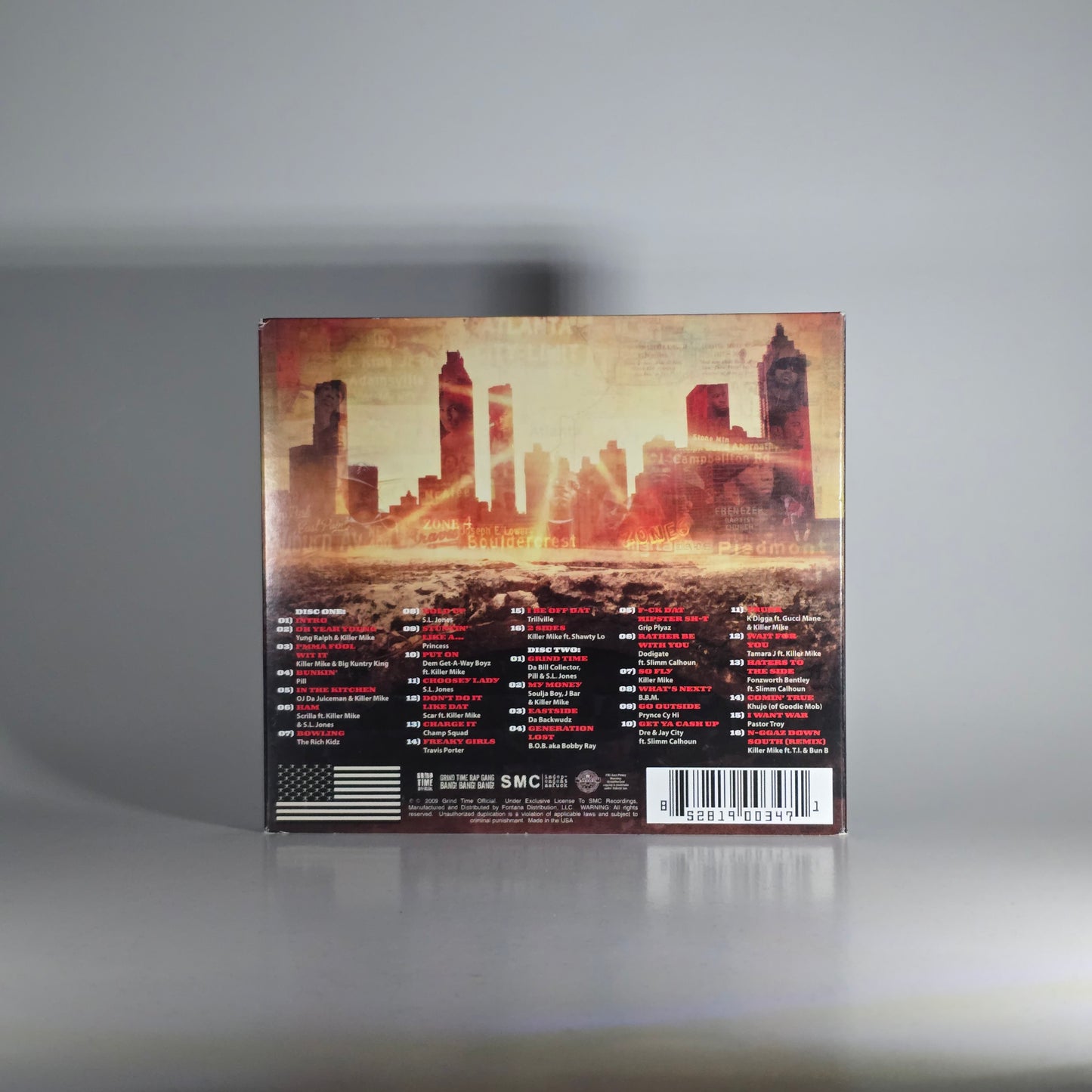 KILLER MIKE - UNDERGROUND ATLANTA CD 2XCD -PRE OWNED!-