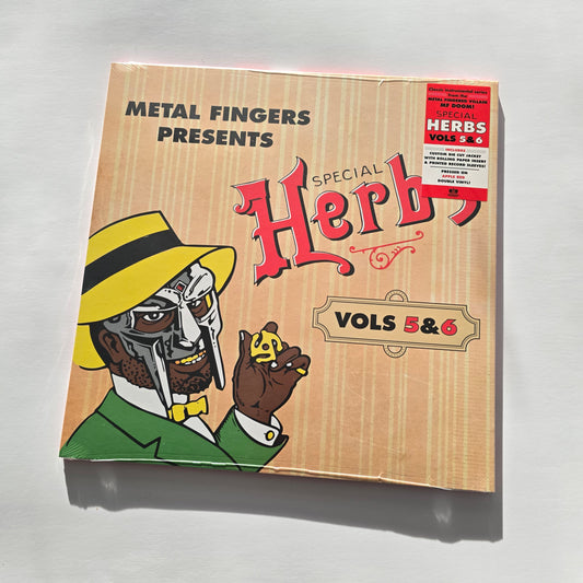 MF DOOM - METAL FINGERS PRESENTS: SPECIAL HERBS VOLS 5 & 6 (SEALED) VINYL -NEW!-