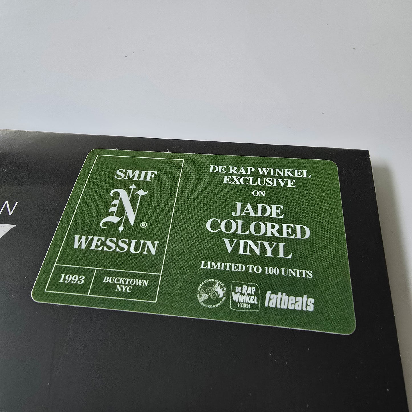 SMIF N WESSUN - INFINITY, LIMITED EDITION (SEALED) JADE COLORED OBI VINYL 2XLP -NEW!-