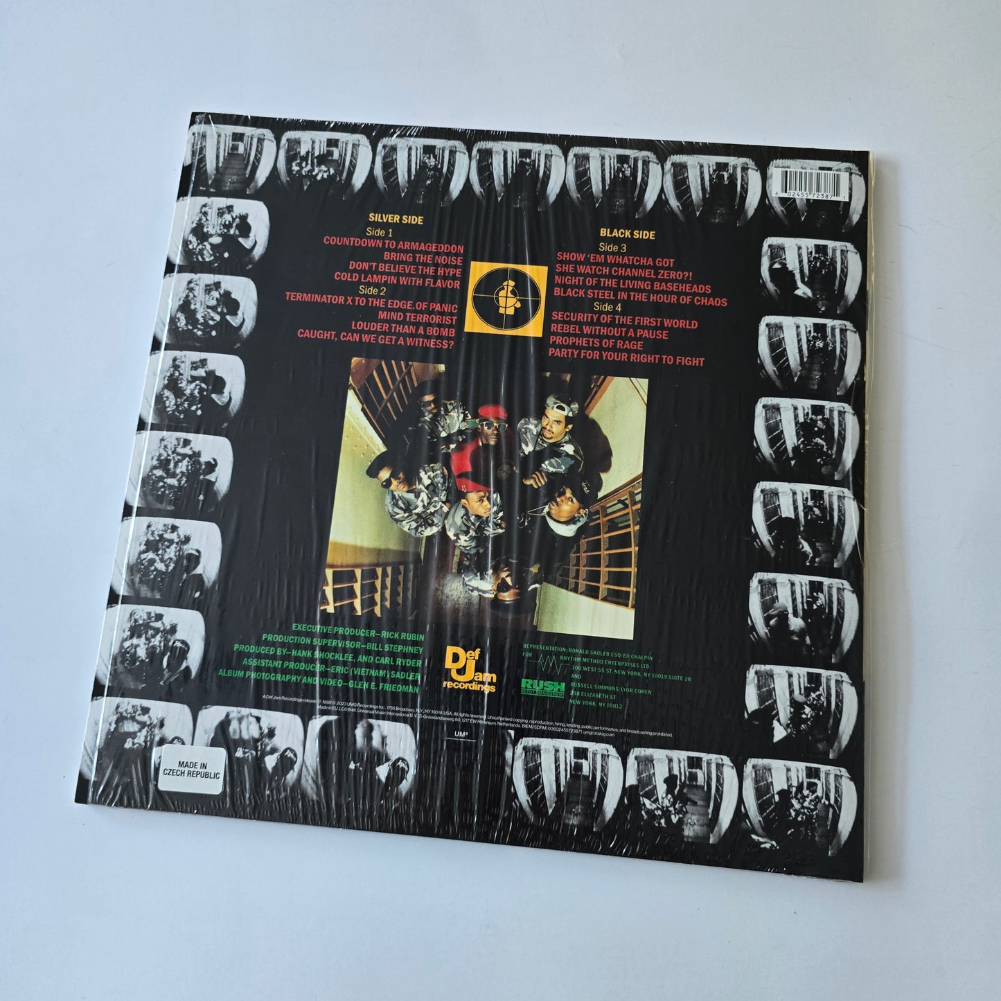PUBLIC ENEMY - IT TAKES A NATION OF MILLIONS TO HOLD US BACK, LIMITED EDITION COLORED VINYL 2XLP -LIKE NEW!-