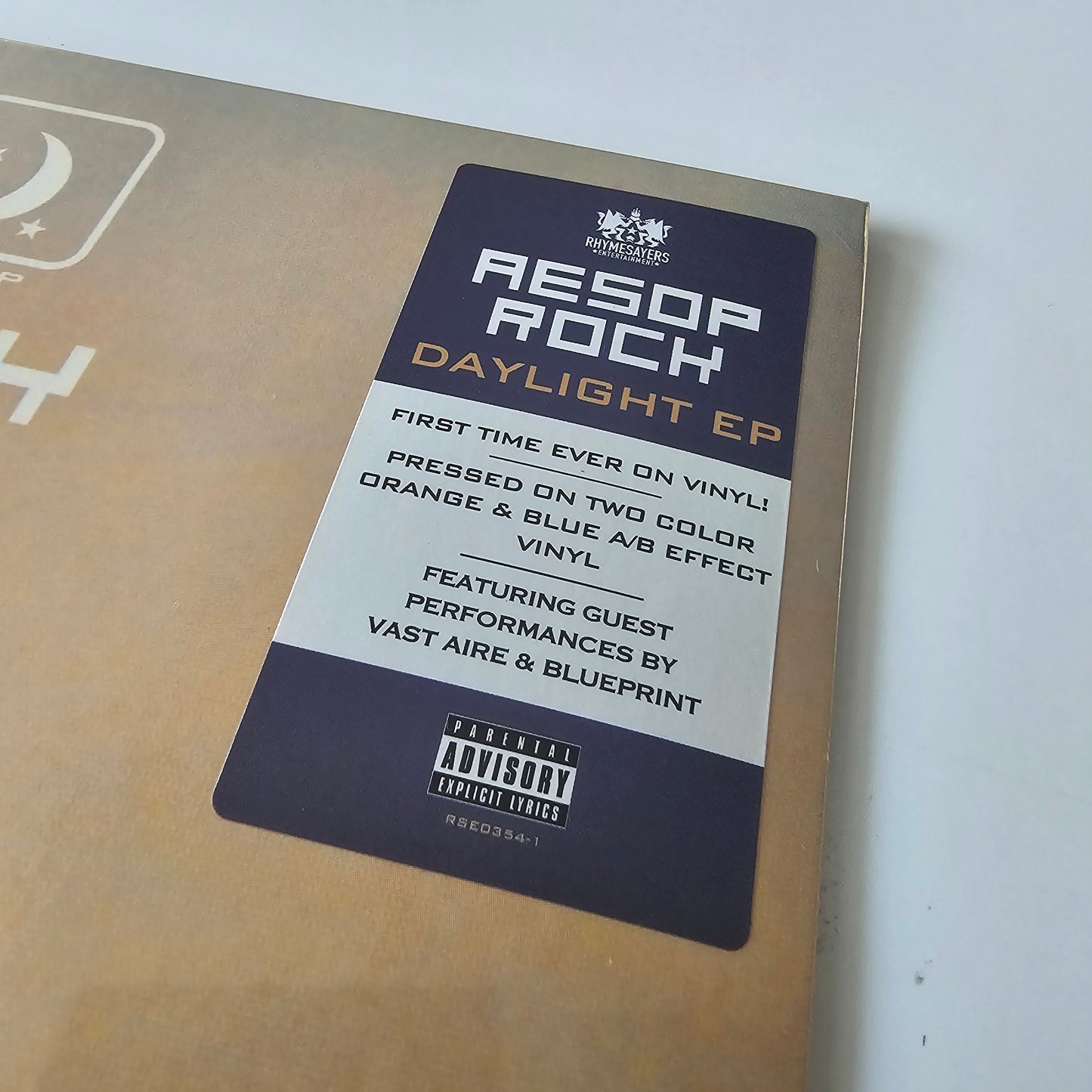 AESOP ROCK - DAYLIGHT (SEALED) ORANGE & BLUE VINYL 2XLP -NEW!-