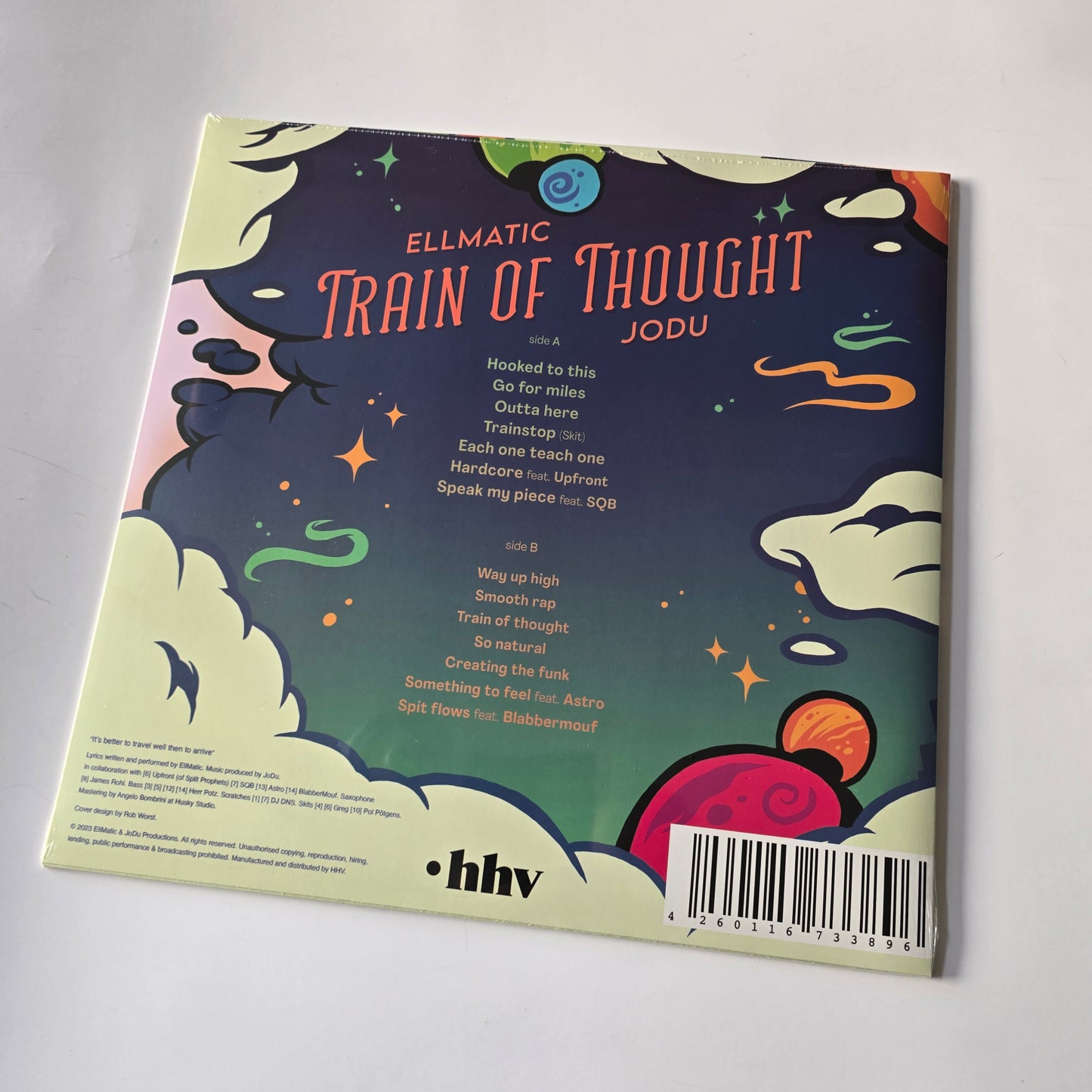 ELLMATIC & JODU - TRAIN OF THOUGHT (SEALED) LIMITED EDITION VINYL -NEW!-