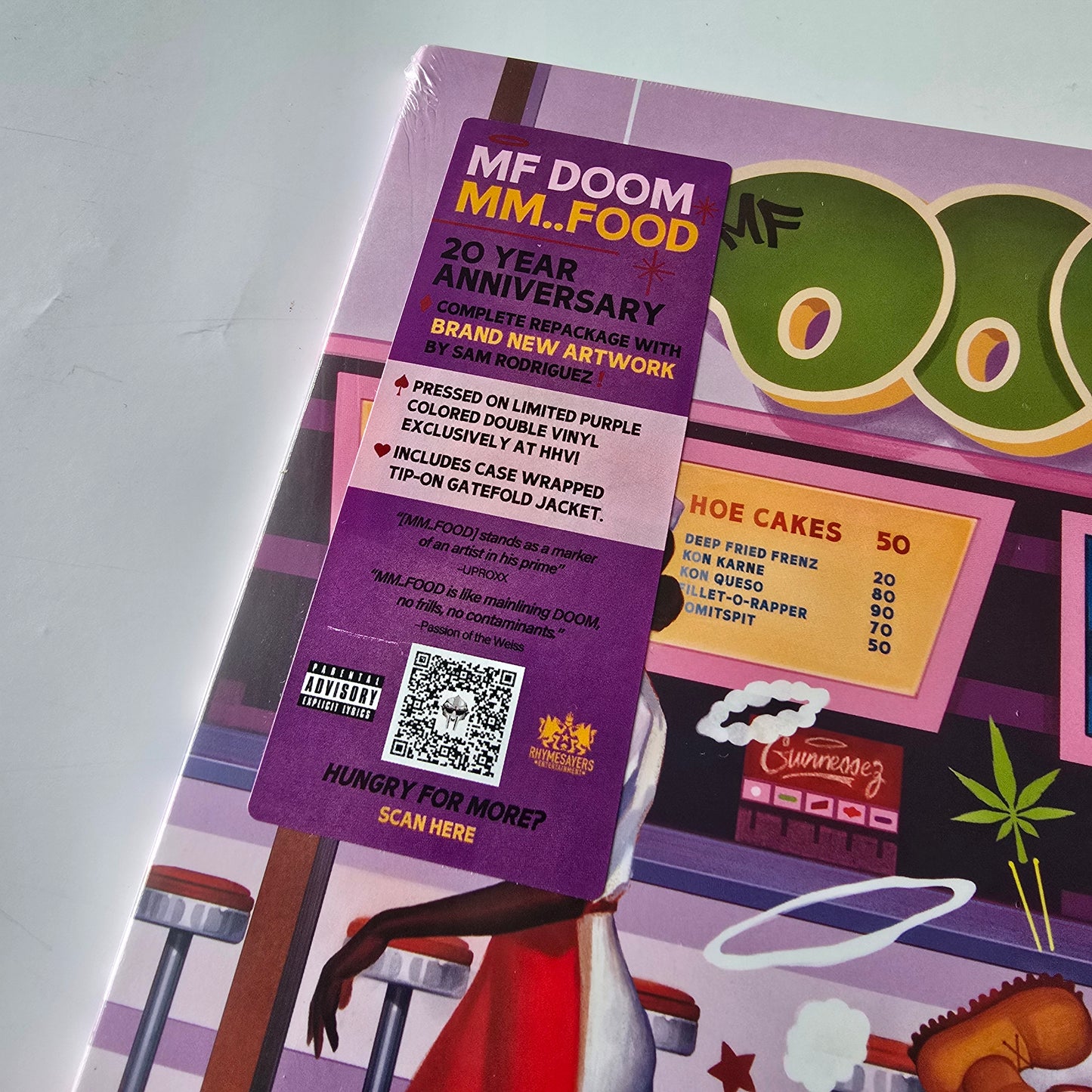 MF DOOM - MM..FOOD 20TH ANNIVERSARY HHV EXCLUSIVE PURPLE (SEALED) VINYL -NEW!-