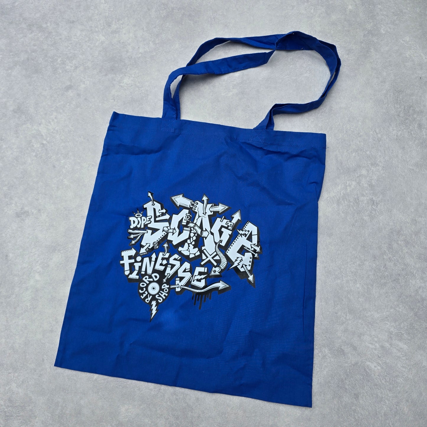 SCAGE X FINESSE RECORD SHOP TOTEBAG, MEERDERE KLEUREN -NEW!-