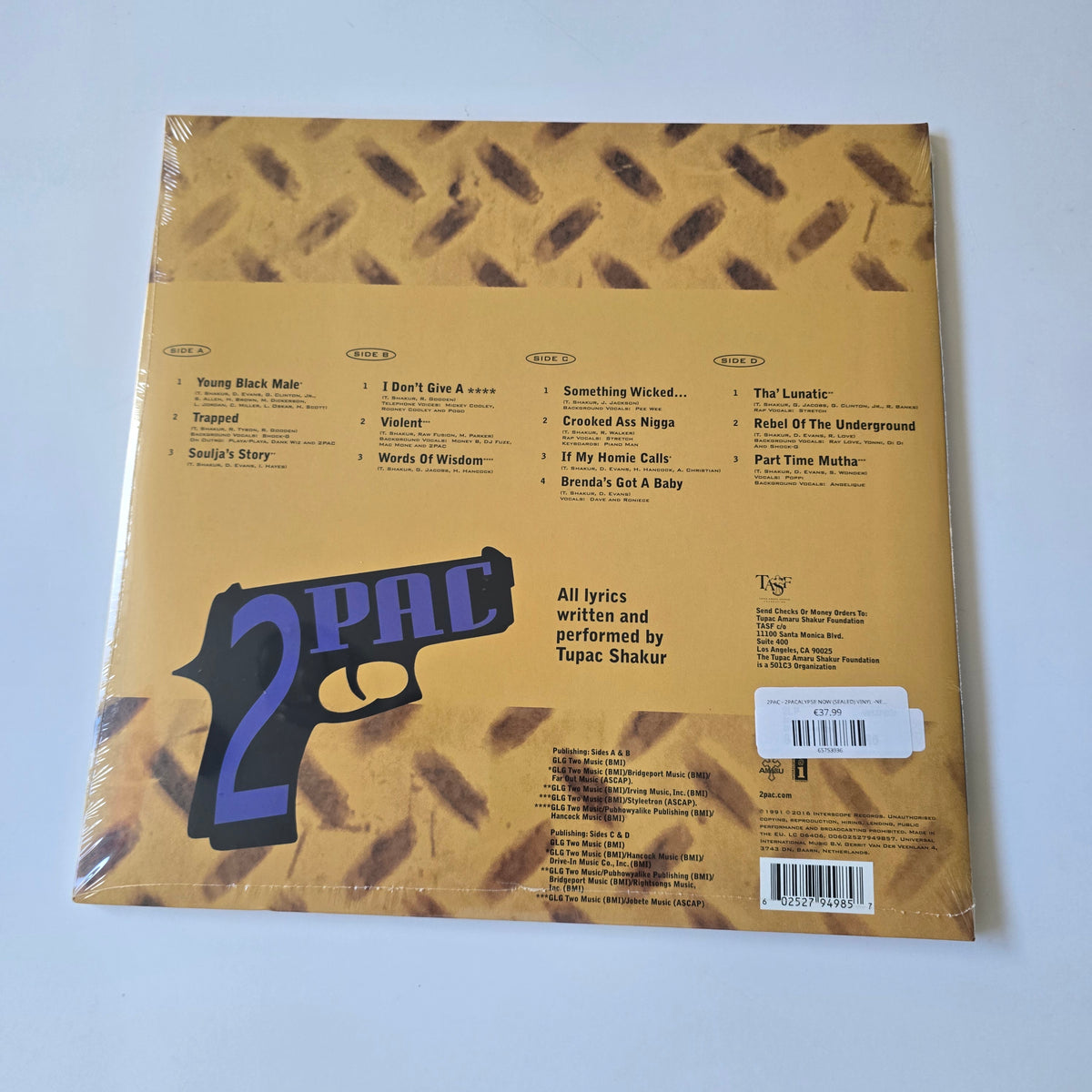 2PAC - 2PACALYPSE NOW (SEALED) VINYL -NEW!-