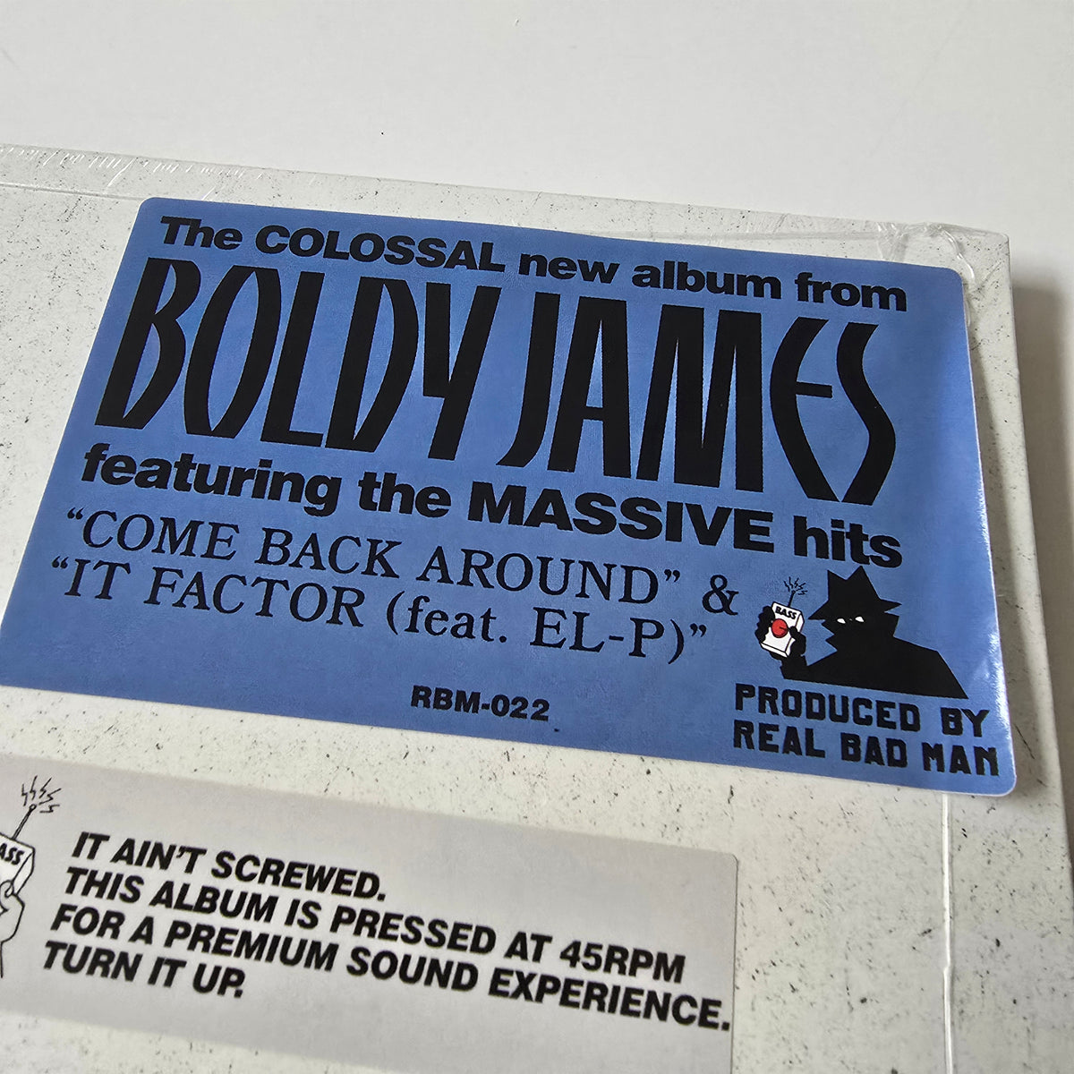 BOLDY JAMES - REAL BAD MAN - CONVERSTATIONAL PIECES (SEALED) 2XL VINYL -NEW!-