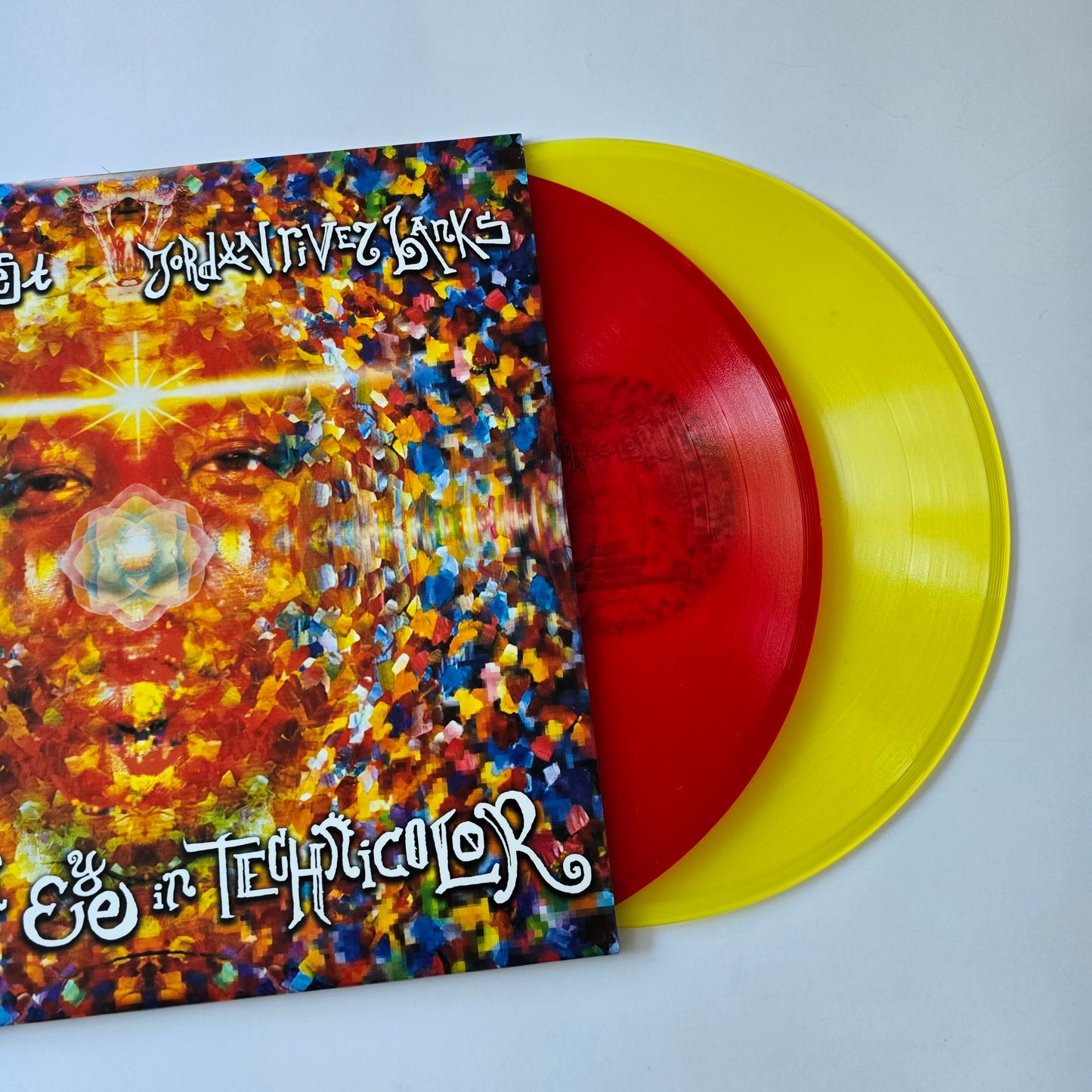 KILLAH PRIEST X JORDAN RIVER BANKS - THE THIRD EYE IN TECHNICOLOR LIMITED EDITION COLORED VINYL -LIKE NEW!-