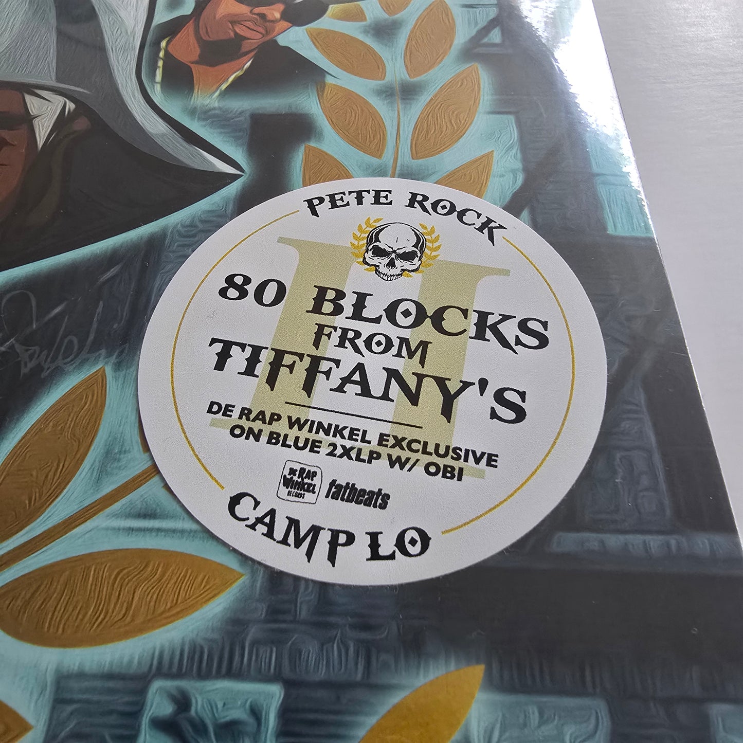 PETE ROCK & CAMP LO - 80 BLOCKS FROM TIFANY'S 2 (SEALED) LIMITED EDITION BLUE COLORED VINYL -NEW!-