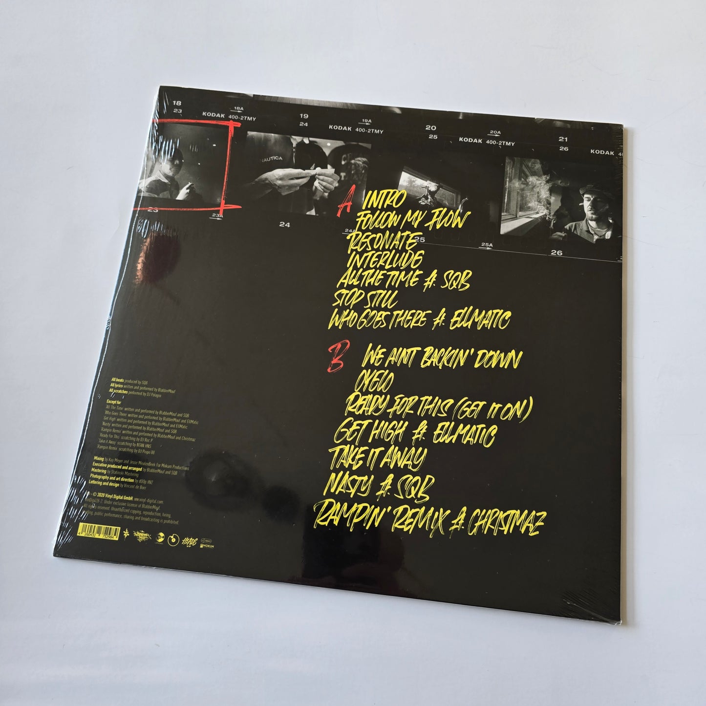 BLABBERMOUF & SQB - AIN'T BACKIN' DOWN (SEALED) VINYL -NEW!-