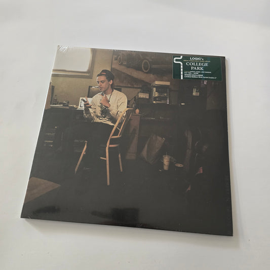 LOGIC - COLLEGE PARK, SIGNED (SEALED) WHITE COLORED VINYL 2XLP -NEW!-