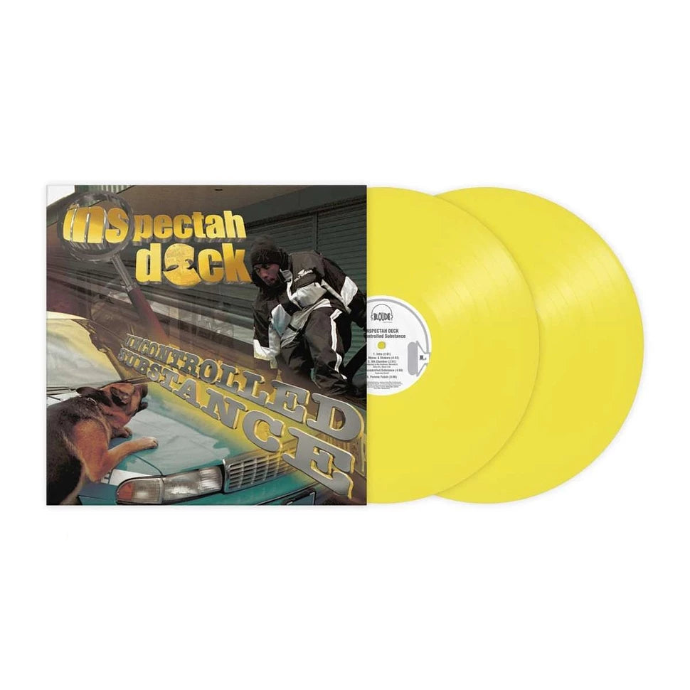 INSPECTAH DECK - UNCRONTROLLED SUBSTANCE (SEALED) YELLOW COLORED VINYL -NEW!-