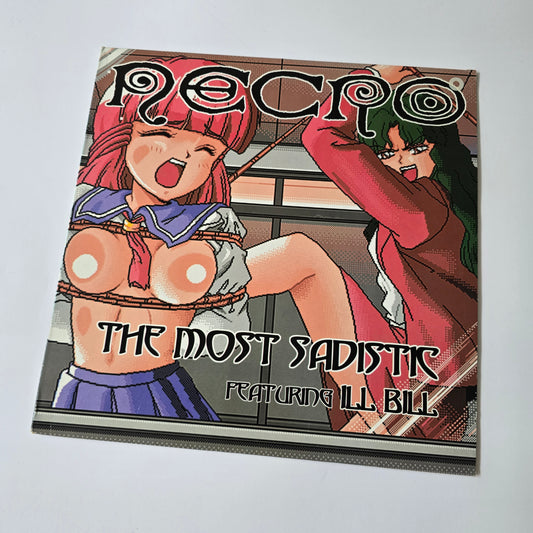 NECRO - THE MOST SADISTIC - YOU'RE DEAD / YOUR FXXXING HEAD SPLIT 12" VINYL