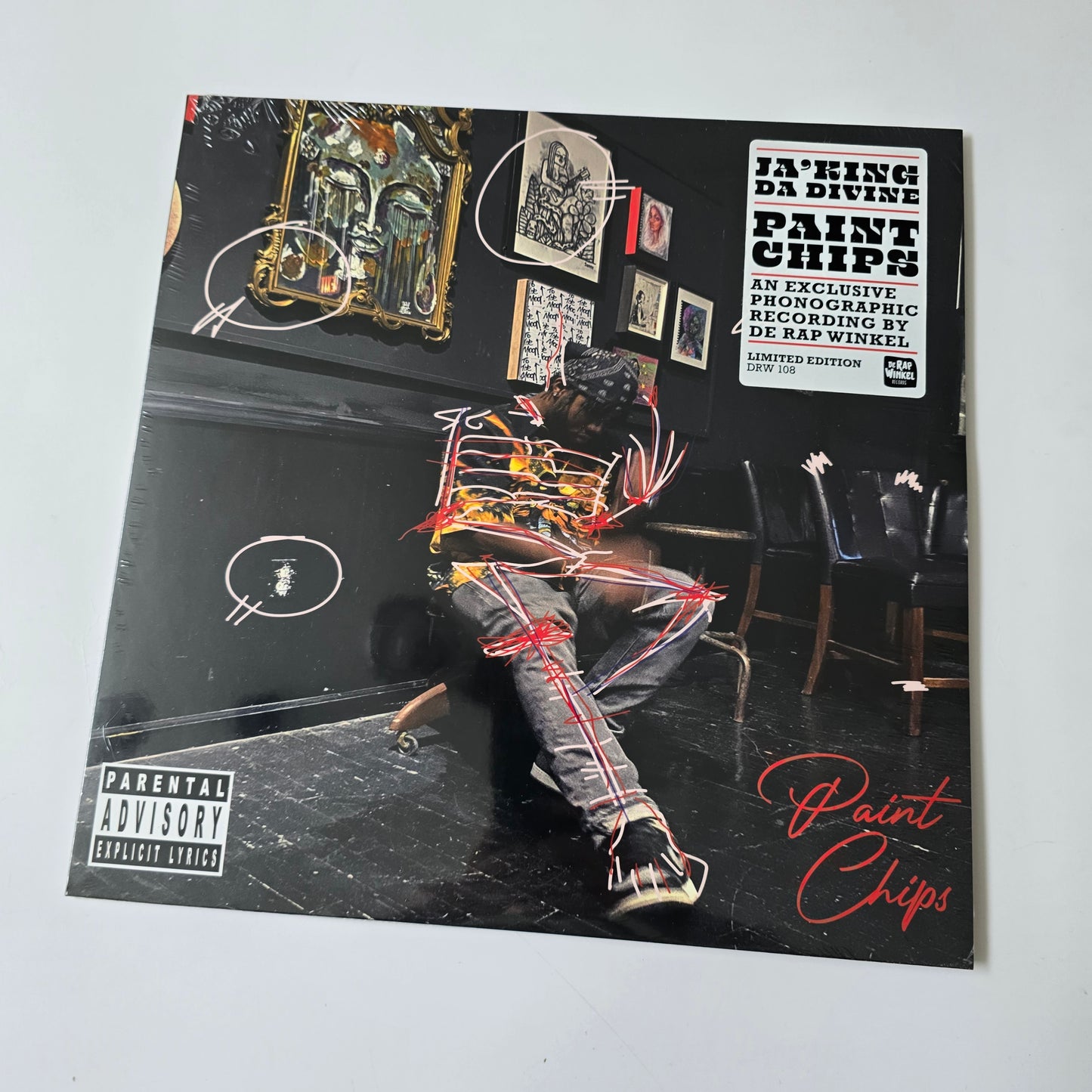 JA'KING DA DIVINE - PAINT CHIPS (SEALED) LIMITED EDITION SPLATTER VINYL -NEW!-