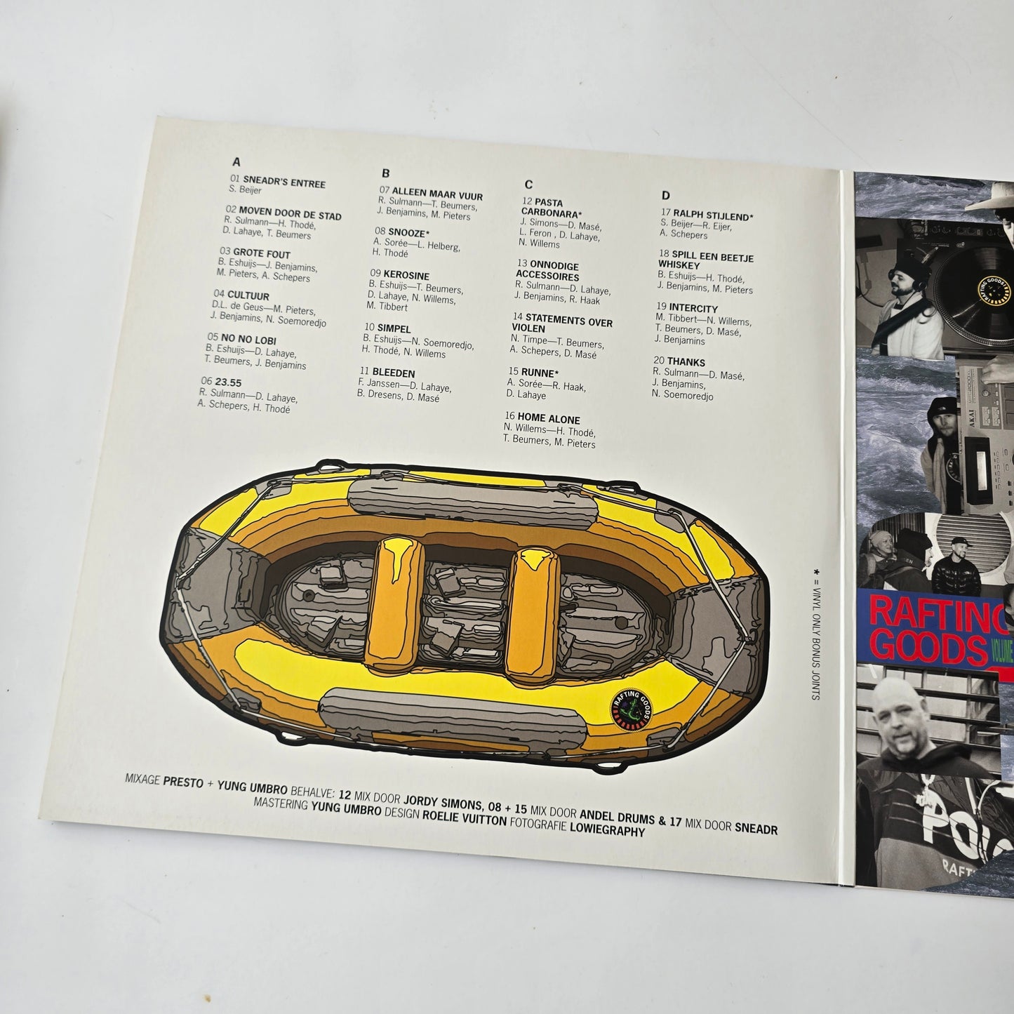 RAFTING GOODS - RAFTING GOODS VOL 1. VINYL 2XLP -LIKE NEW!-