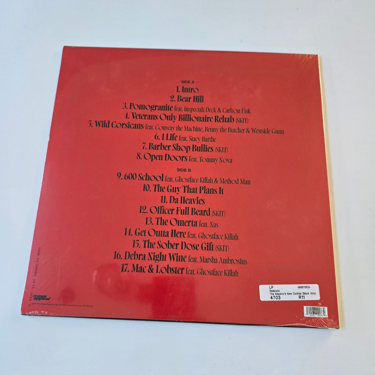 RAEKWON - THE EMPEROR'S NEW CLOTHES (SEALED) VINYL -NEW!-