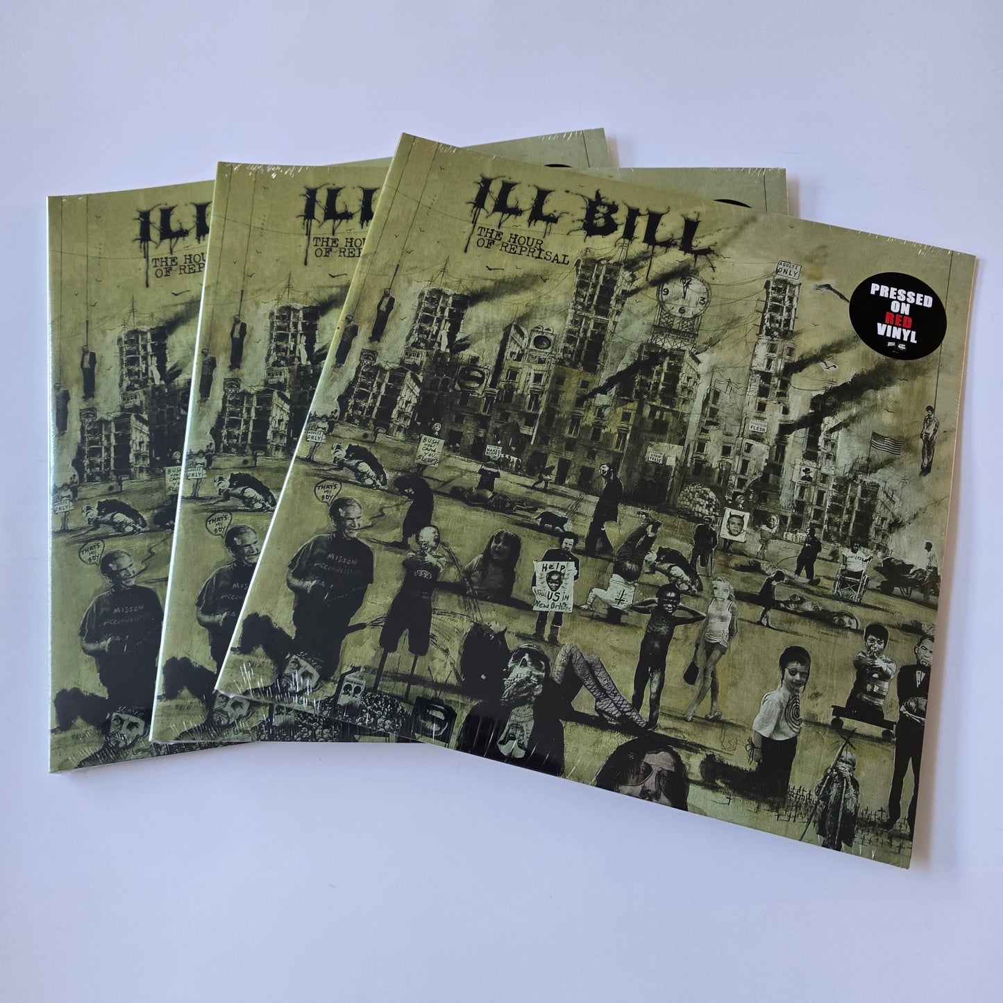 ILL BILL - THE HOUR OF REPRISAL (SEALED) RED COLORED LIMITED EDITION VINYL - NEW!-