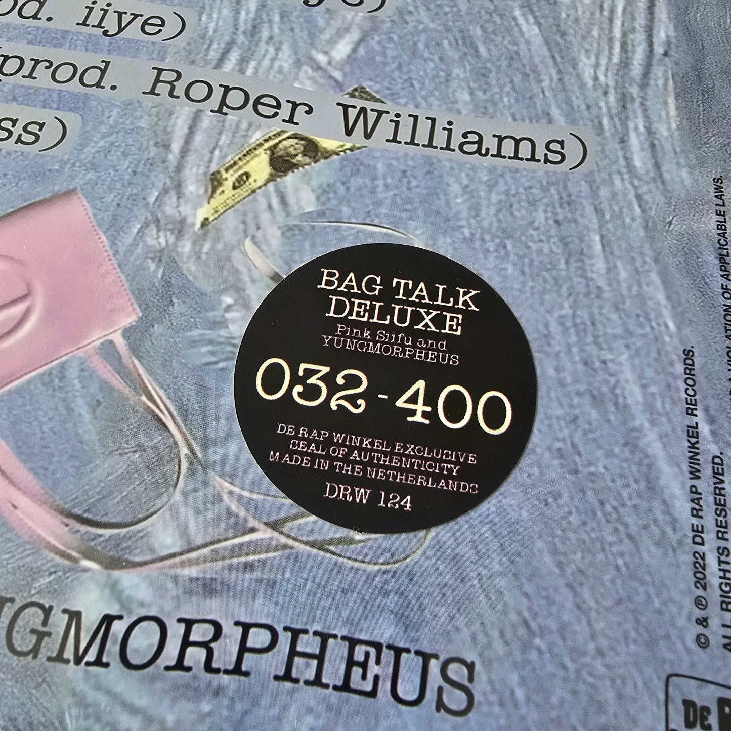 PINK SIIFU & YUNGMORPHEUS - BAG TALK DELUXE (SEALED) LIMITED EDITION VINYL -NEW!-