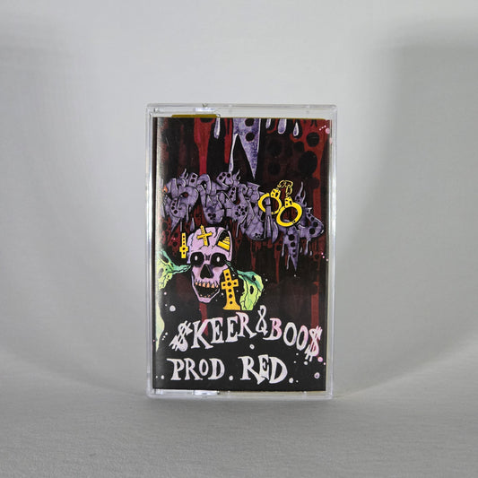 $KEER&amp;BOO$ X RED - BLOODRED LIMITED EDITION CASSETTE (YELLOW TAPE)