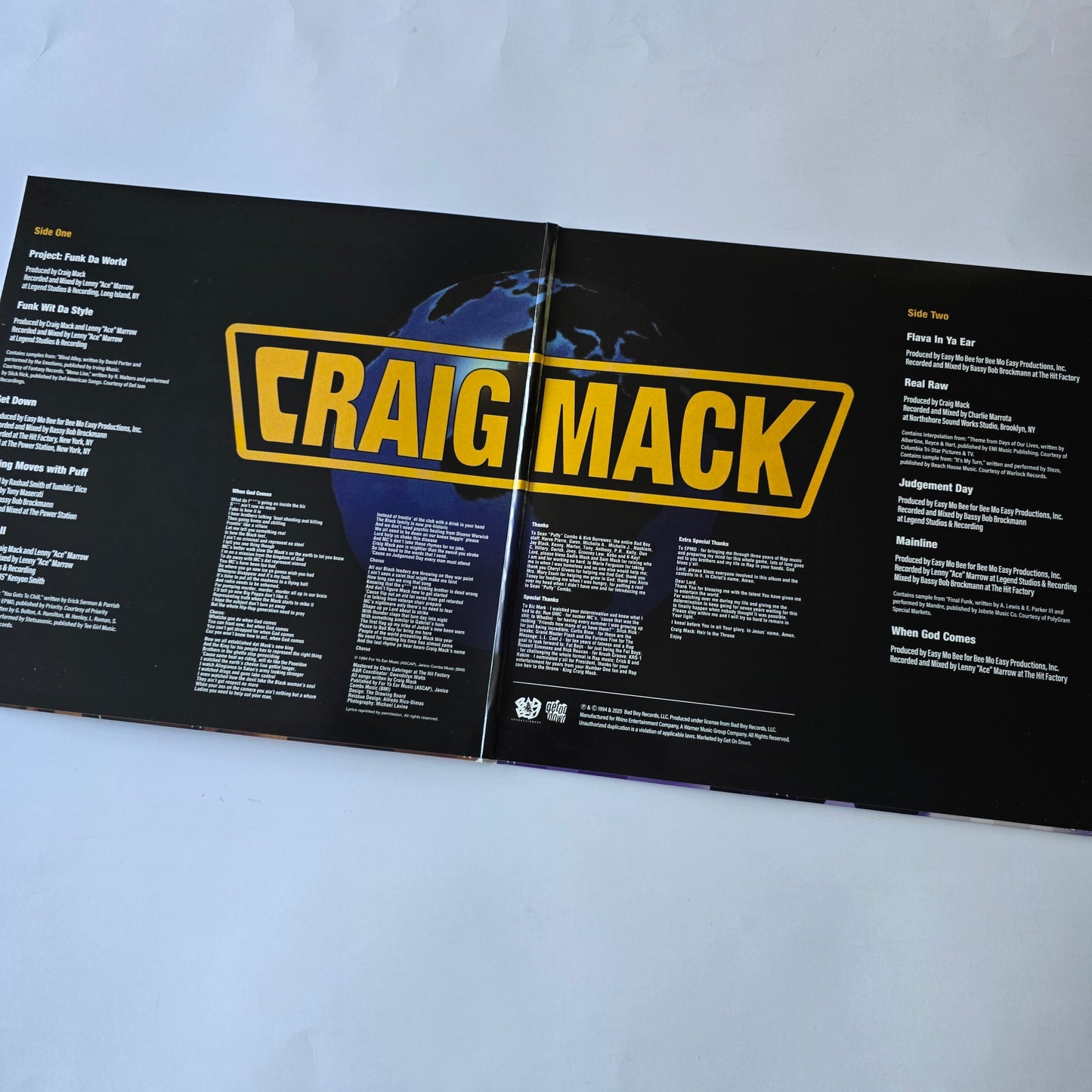 CRAIG MACK - PROJECT: FUNK THE WORLD LIMITED EDITION RSD25 VINYL -LIKE NEW!-