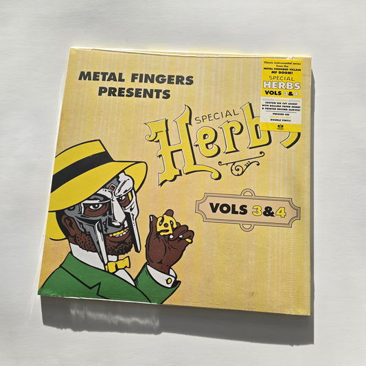 MF DOOM - METAL FINGERS PRESENTS: SPECIAL HERBS VOLS 3 & 4 (SEALED) VINYL -NEW!-