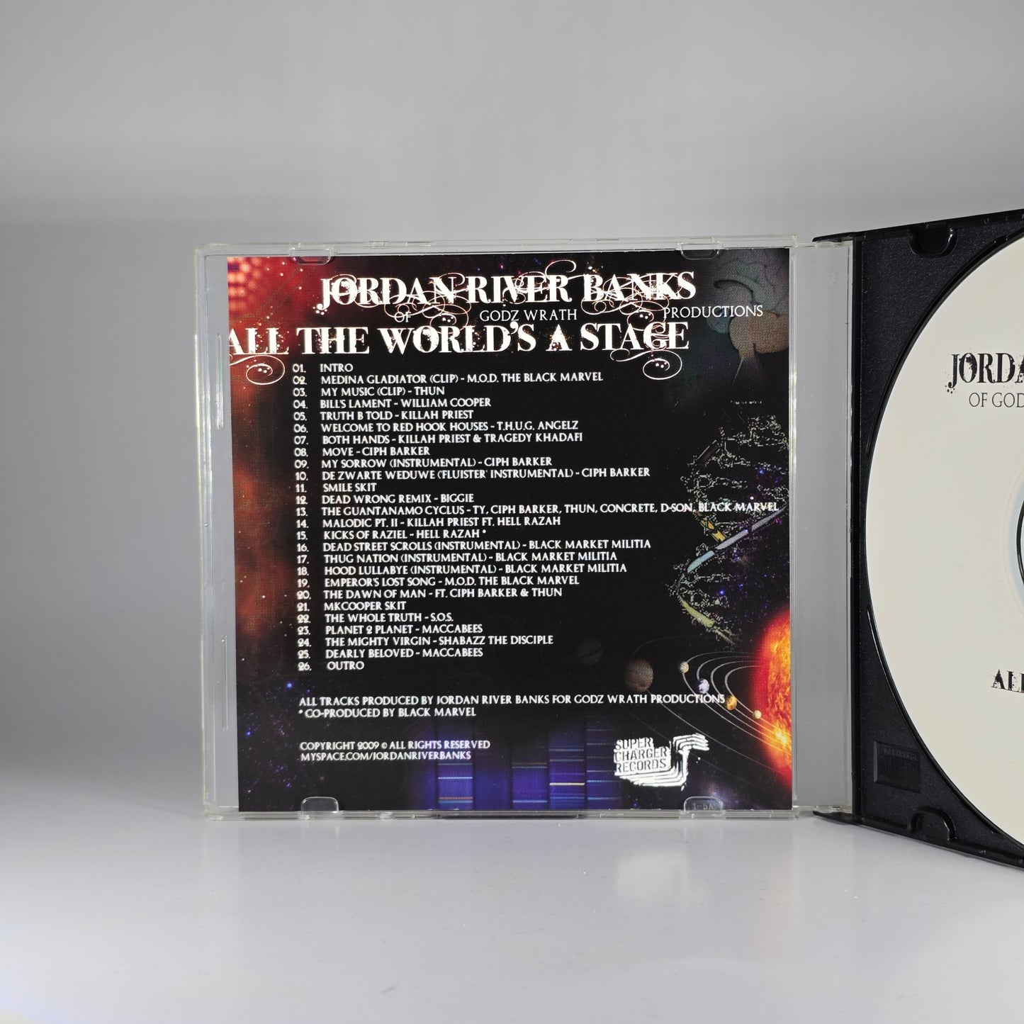 JORDAN RIVER BANKS - ALL THE WORLD'S A STAGE CD