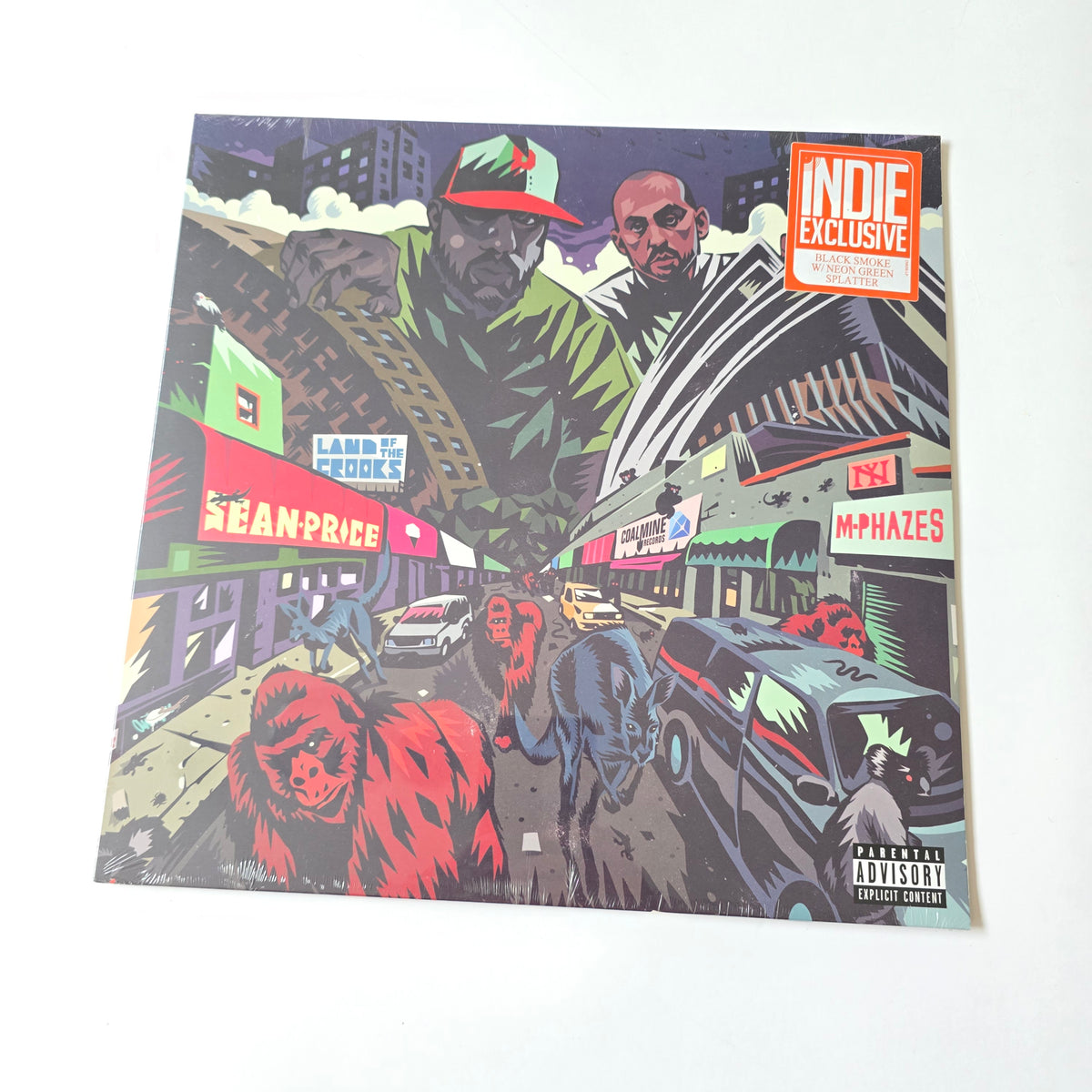 SEAN PRICE & M-PHAZES - LAND OF THE CROOKS (SEALED) COLORED VINYL -NEW!-