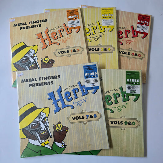 MF DOOM - METAL FINGERS PRESENTS: SPECIAL HERBS VOL. 1 T/M 10 (SEALED) VINYL -SALE!!!-