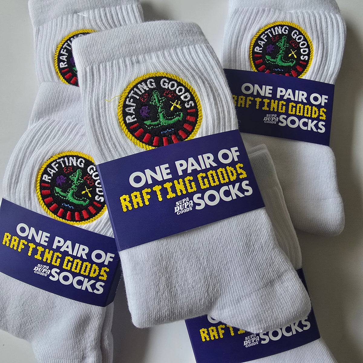 RAFTING GOODS X SUPA DUPA GOODS SOCKS -NEW!-