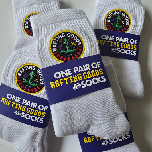 RAFTING GOODS X SUPA DUPA GOODS SOCKS -NEW!-