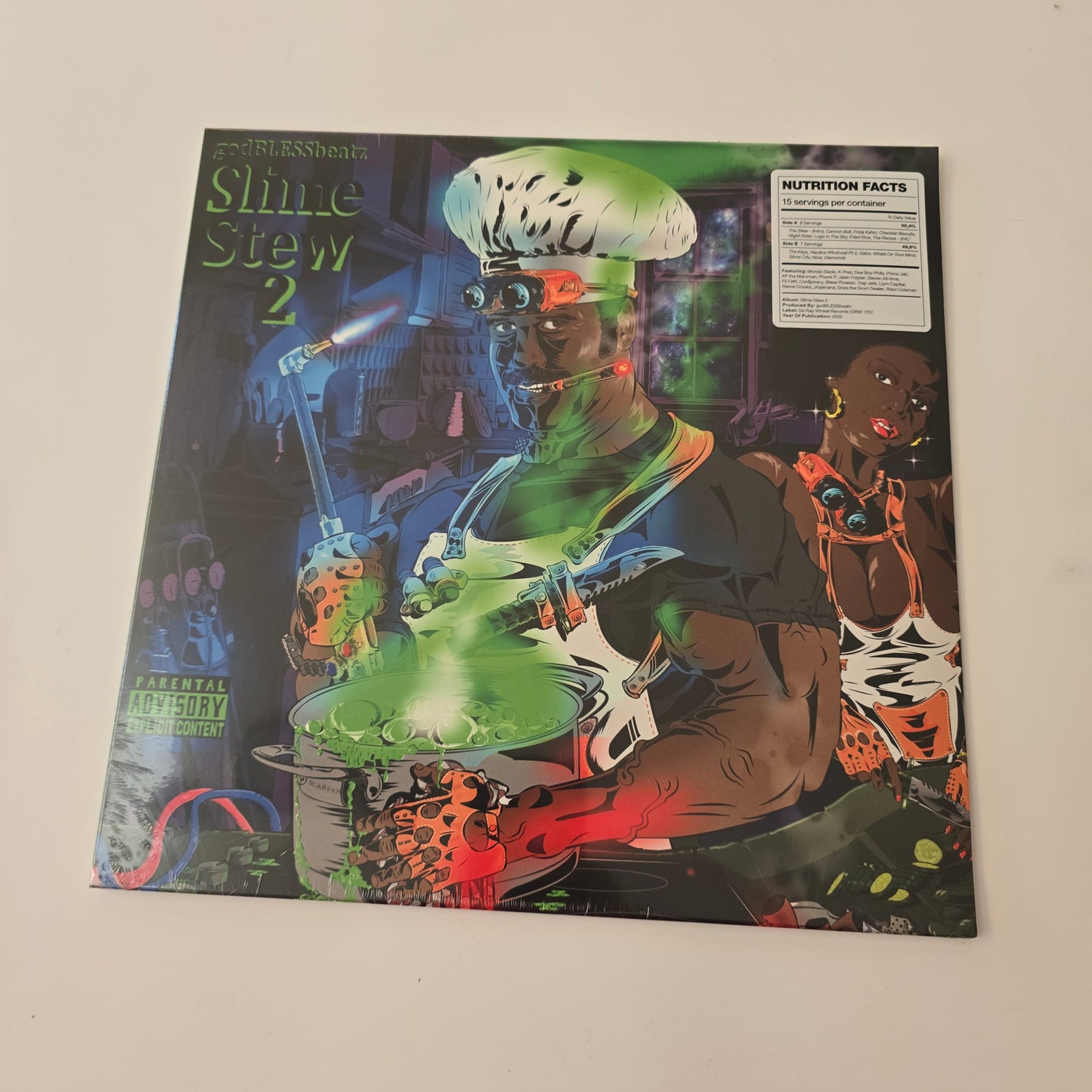 GODBLESSBEATZ - SLIME STEW 2 (SEALED) LIMITED EDITION VINYL -NEW!-