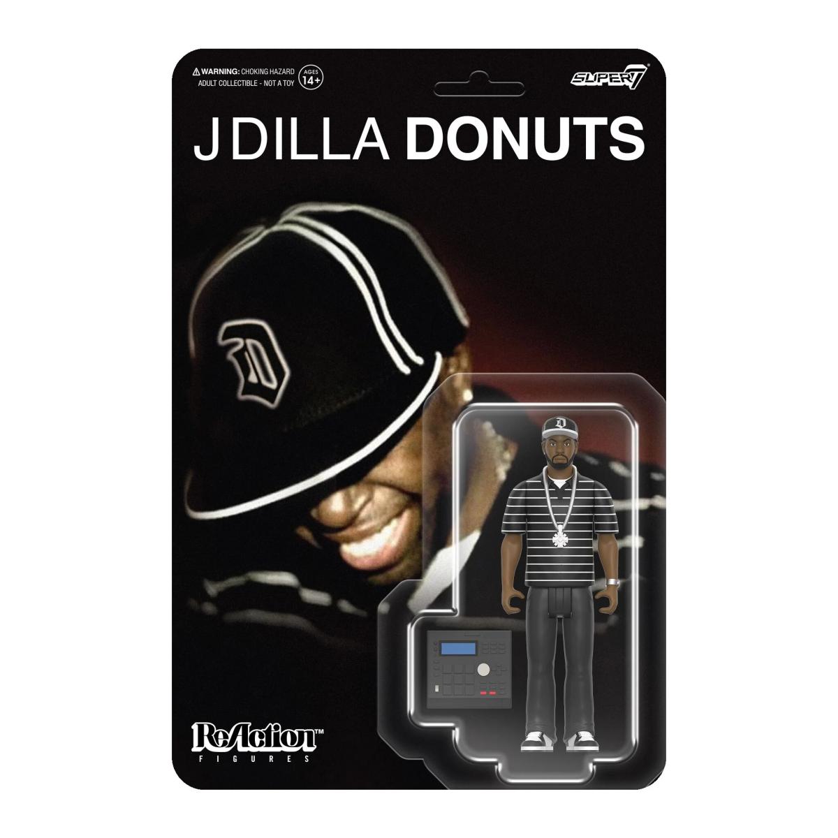 J DILLA (JAY DEE) DILLA DONUTS SUPER7 ACTION FIGURE -NEW!-
