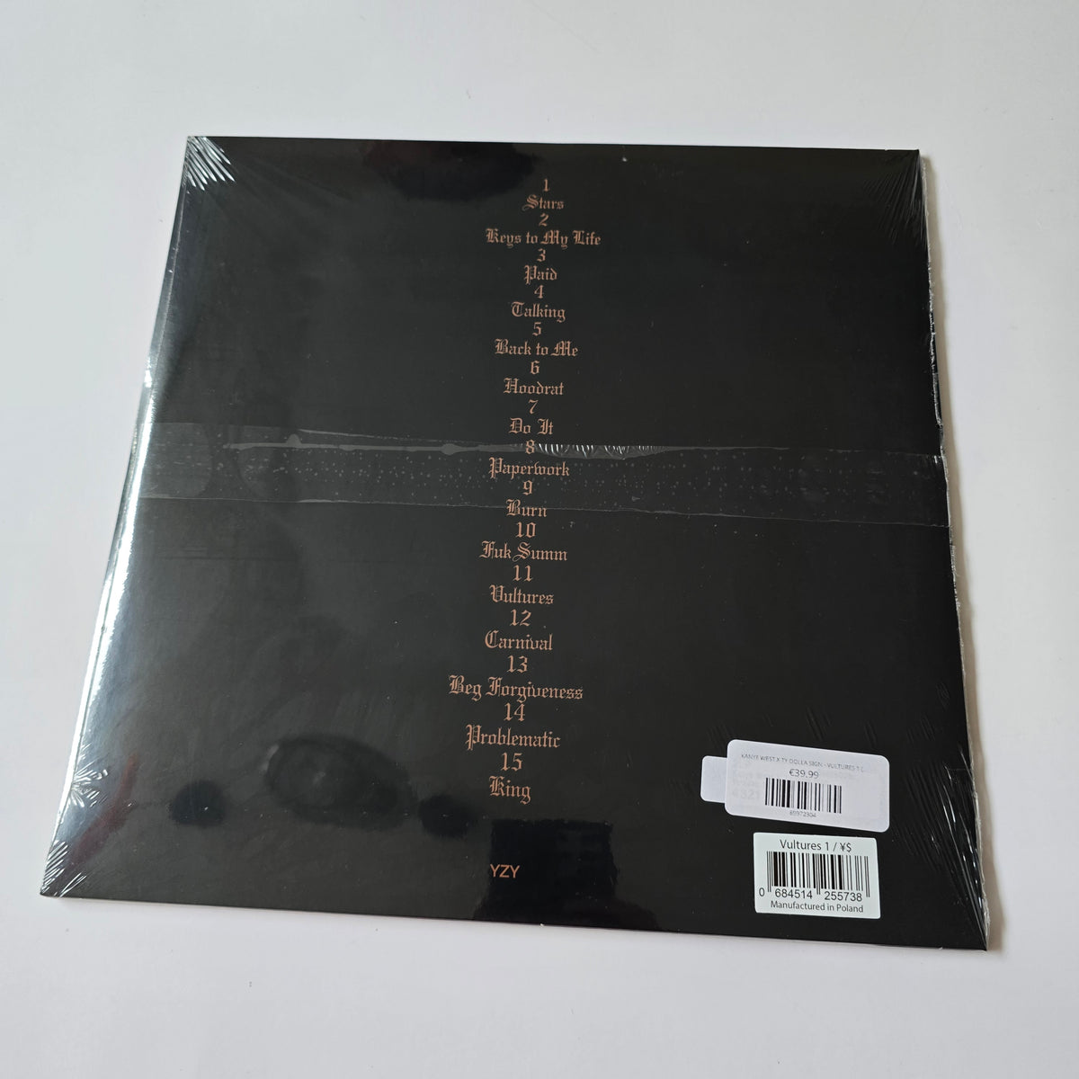 KANYE WEST X TY DOLLA SIGN - VULTURES 1 (SEALED) MARBLED VINYL -NEW!-