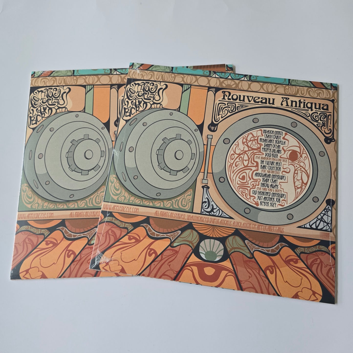 MAZE OVERLAY - NOUVEAU ANTIQUA (SEALED) TRANSLUCENT ORANGE VINYL -NEW!-