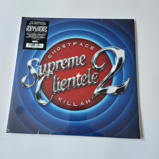 GHOSTFACE KILLAH - SUPREME CLIENTELE 2 (SEALED) BLUE COLORED VINYL -NEW!-